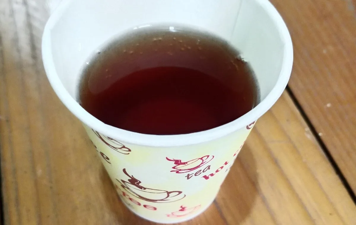 Cup of tea on a table